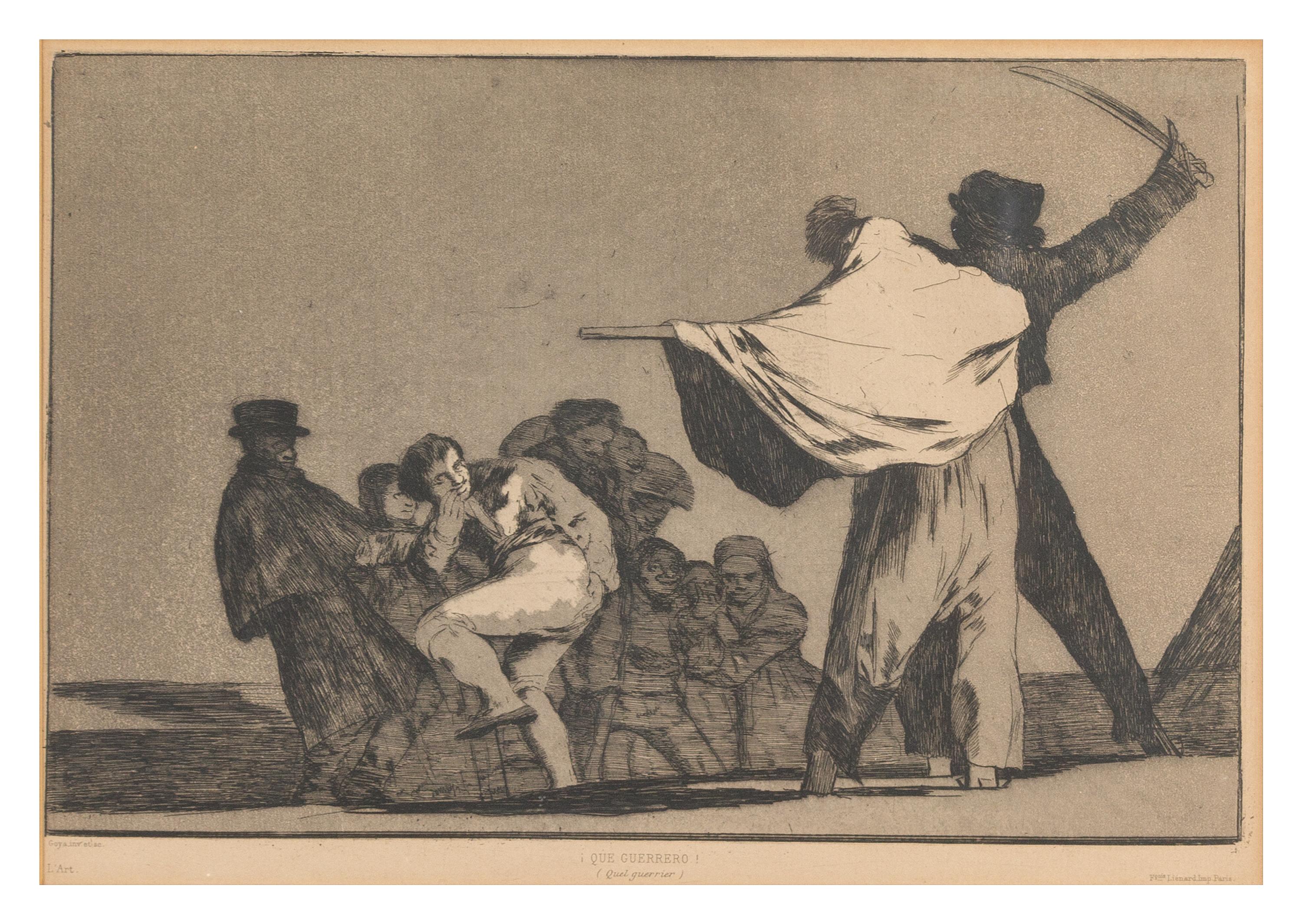 Francisco Goya, (Spanish, 1746–1828), Que Guerrero