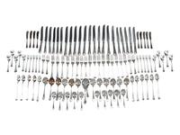 An American Silver Flatware Service