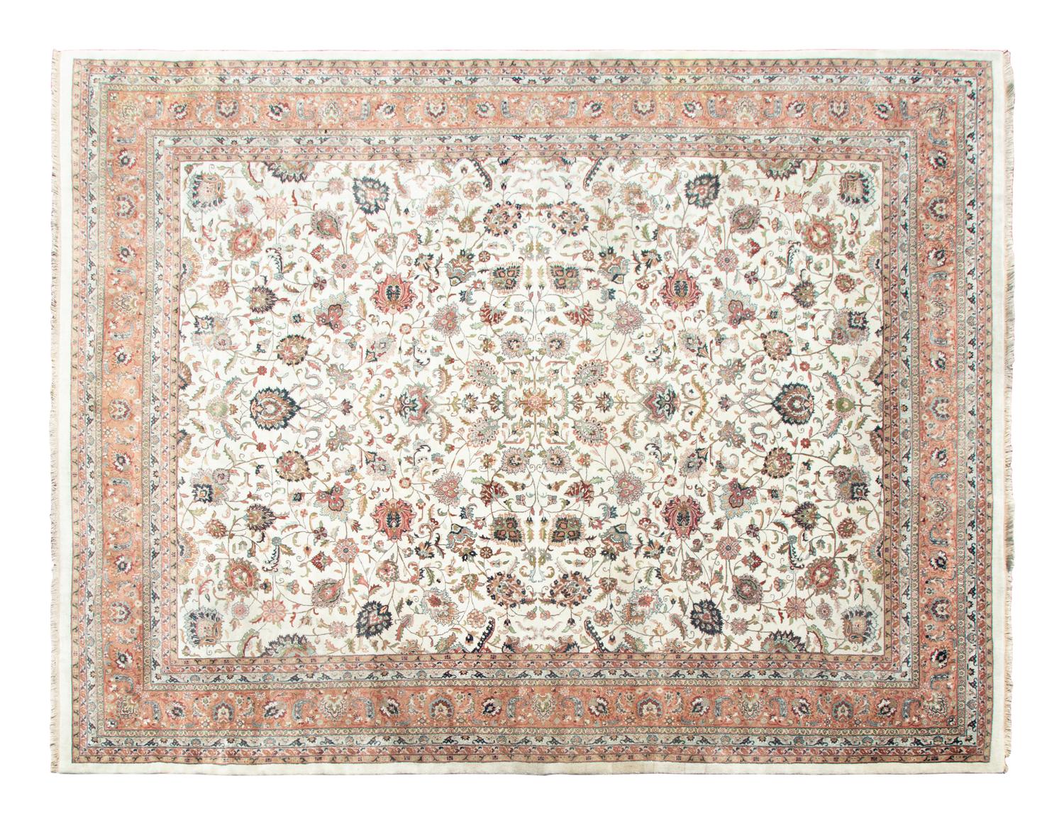 A Tabriz Wool Rug