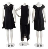 Three Vintage Designer Dresses: Norman Norell, Geoffrey Beene, Karl Lagerfeld, 1960-90s