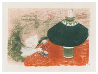 Pierre Bonnard, (French, 1867-1947), L'Enfant a la lampe, c. 1897