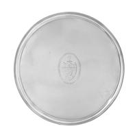 A George III Silver Salver, Thomas Graham & Jacob Willis, London, 1790, of circular form with a reeded rim, the field centered by an en