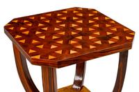 A Pair of Art Deco Style Parquetry Side Tables