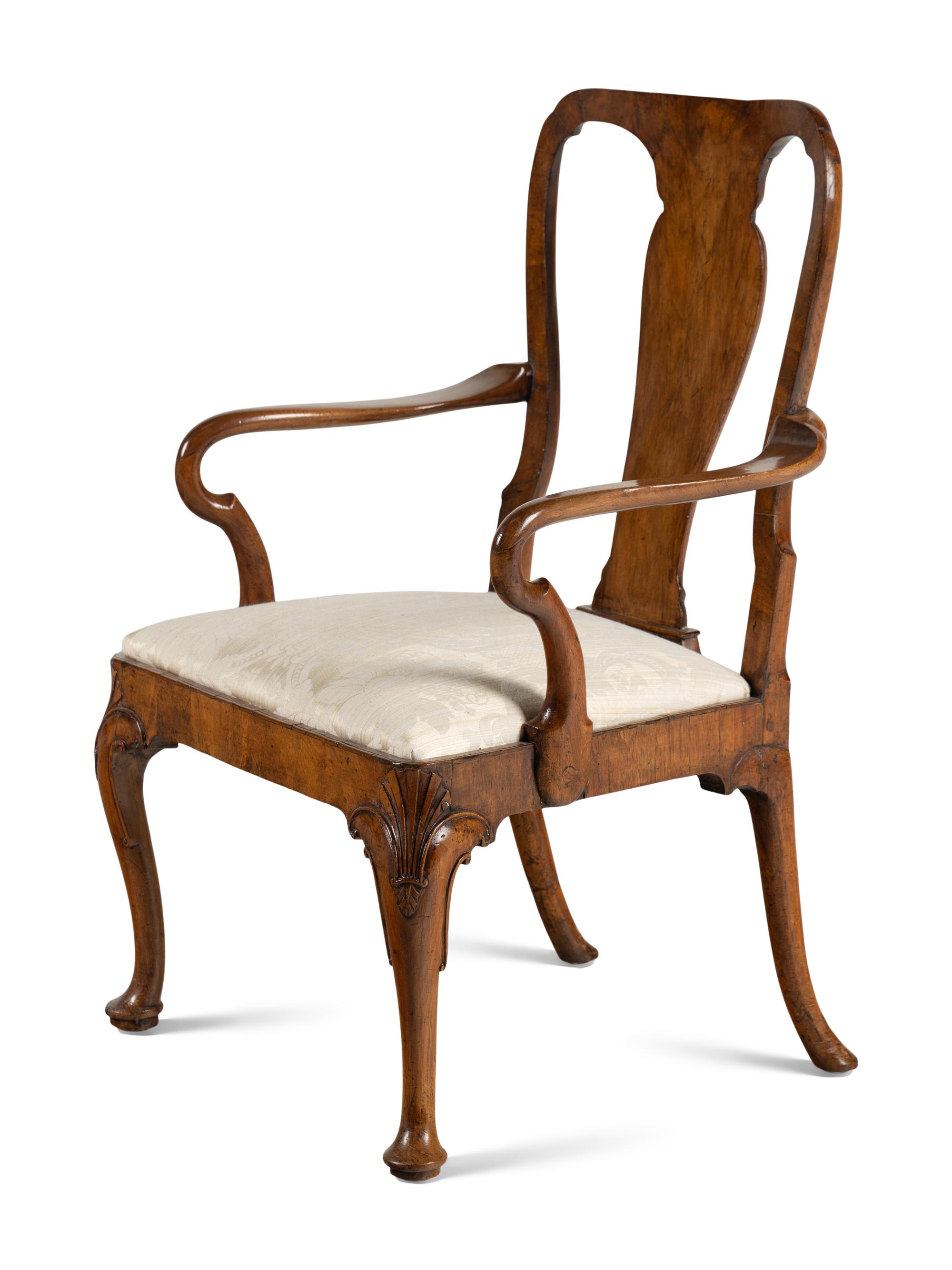 A George I Walnut Armchair