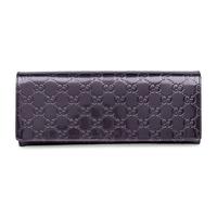 Gucci, Purple Patent Monogram Clutch