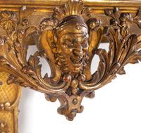 A Louis XV Style Giltwood Marble-Top Console Table