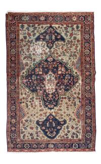A Sarouk Farahan Wool Rug 6 feet 7 inches x 4 feet 1 inch.