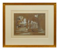 Cloister of the Convent at Amalfi — circa 1830s
