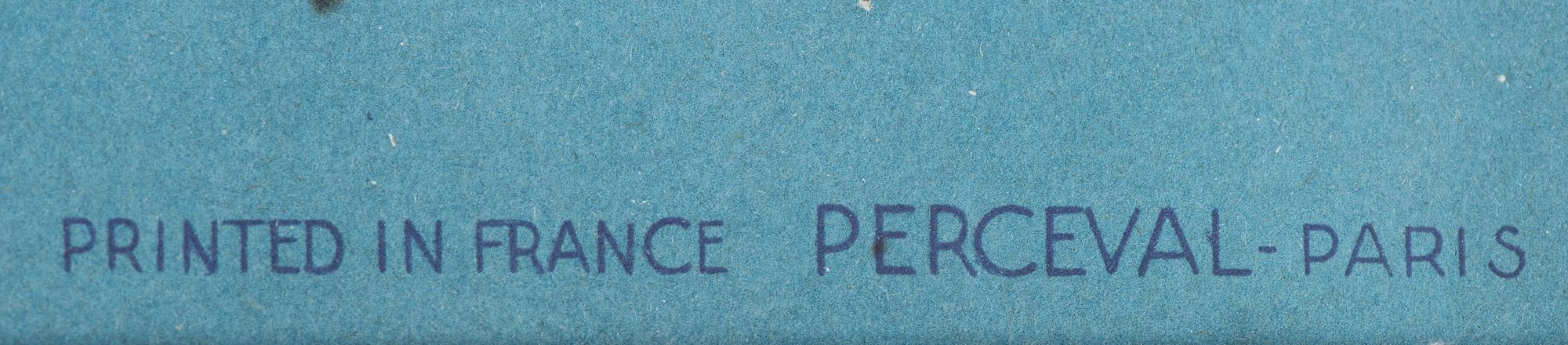 [TRAVEL]. ATELIER PERCEVAL, artist. Air France / Dans Tous Les Ciels . Paris: Perceval, [1948].