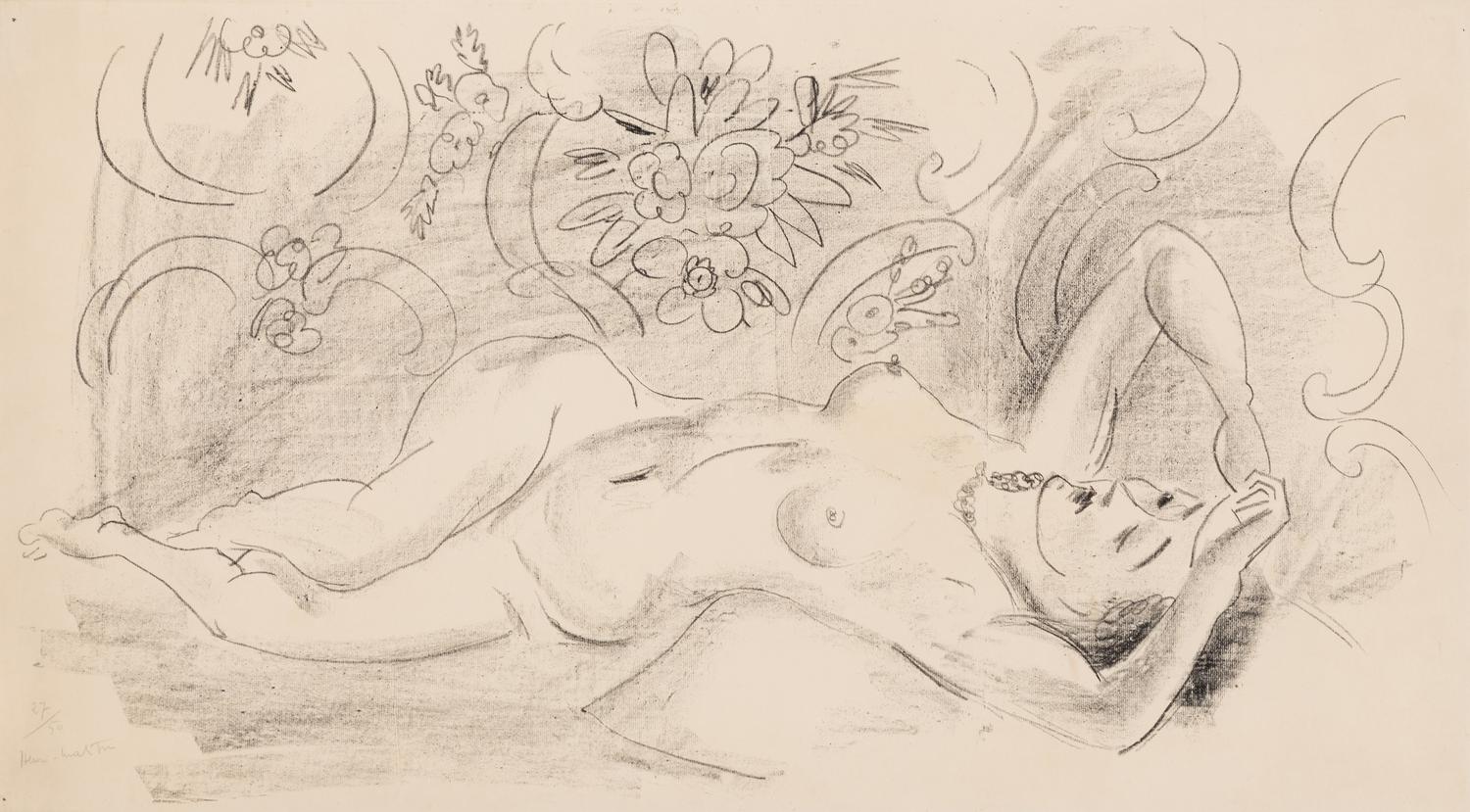 Henri Matisse (French, 1869–1954) — Nu, Étude de torsion du corps, 1926