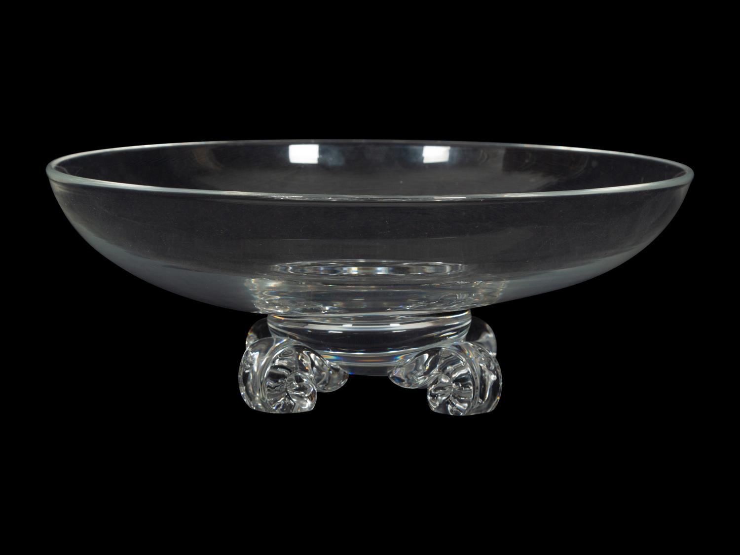 A Steuben Glass Center Bowl