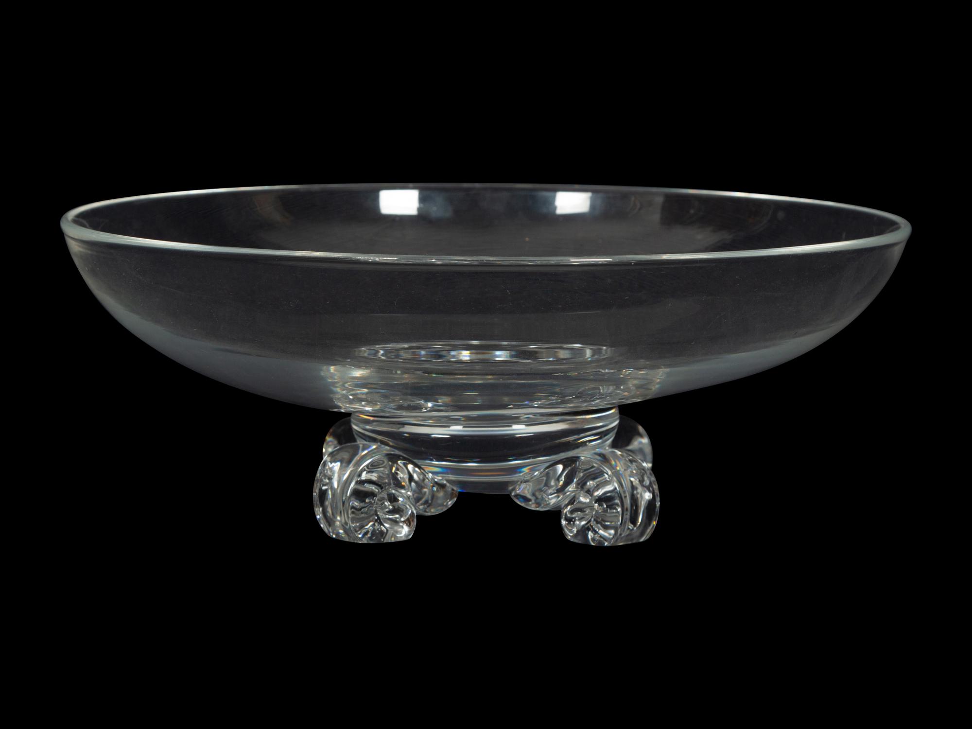 A Steuben Glass Center Bowl