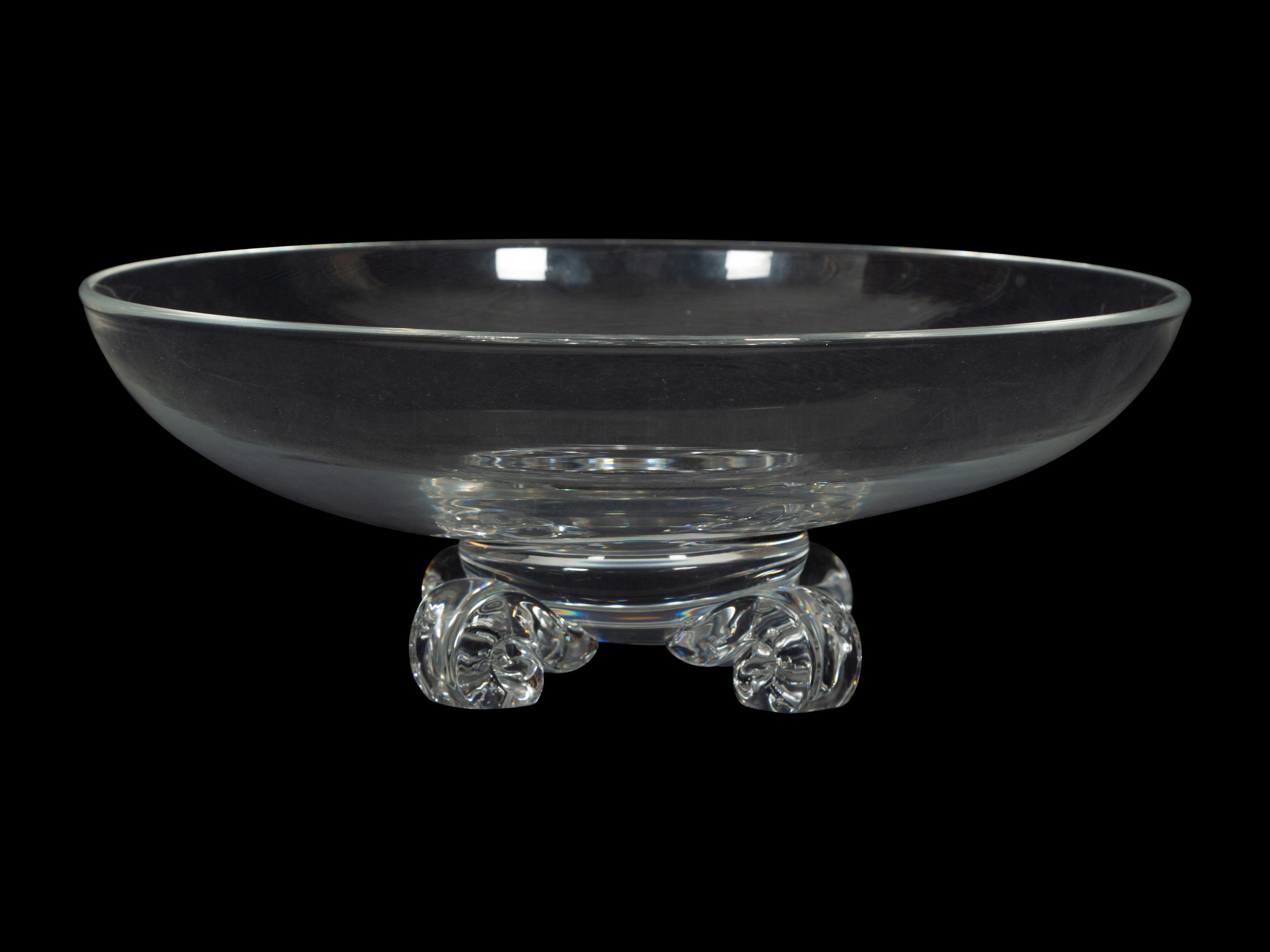 A Steuben Glass Center Bowl