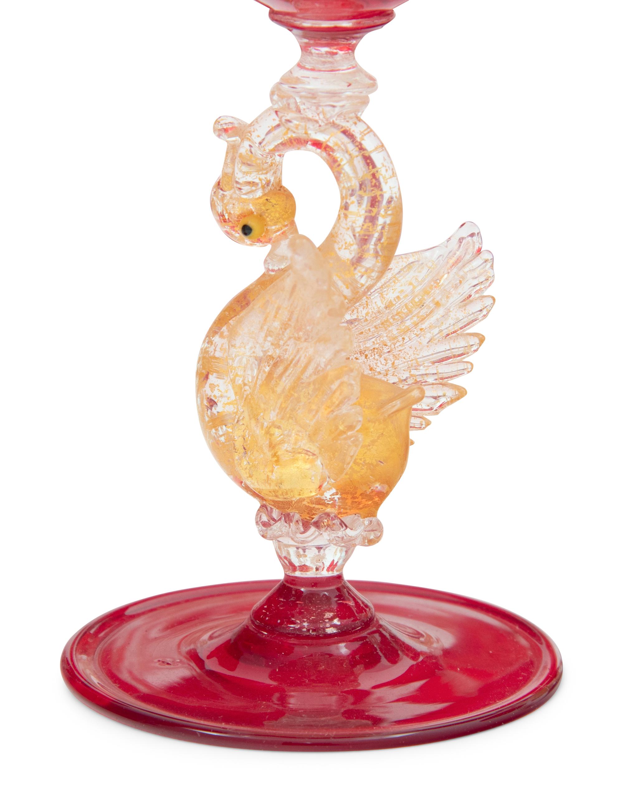 A Collection of Venetian Glass Table Articles
