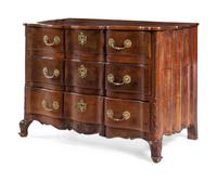 A Louis XV Provincial Walnut Commode