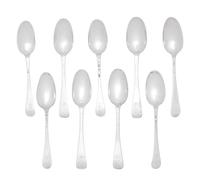 A Group of Eighteen Irish Silver Soup Spoons