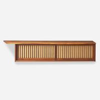 George Nakashima (American, 1905-1990) Double Hanging Wall Cabinet, New Hope, Pennsylvania, 1971