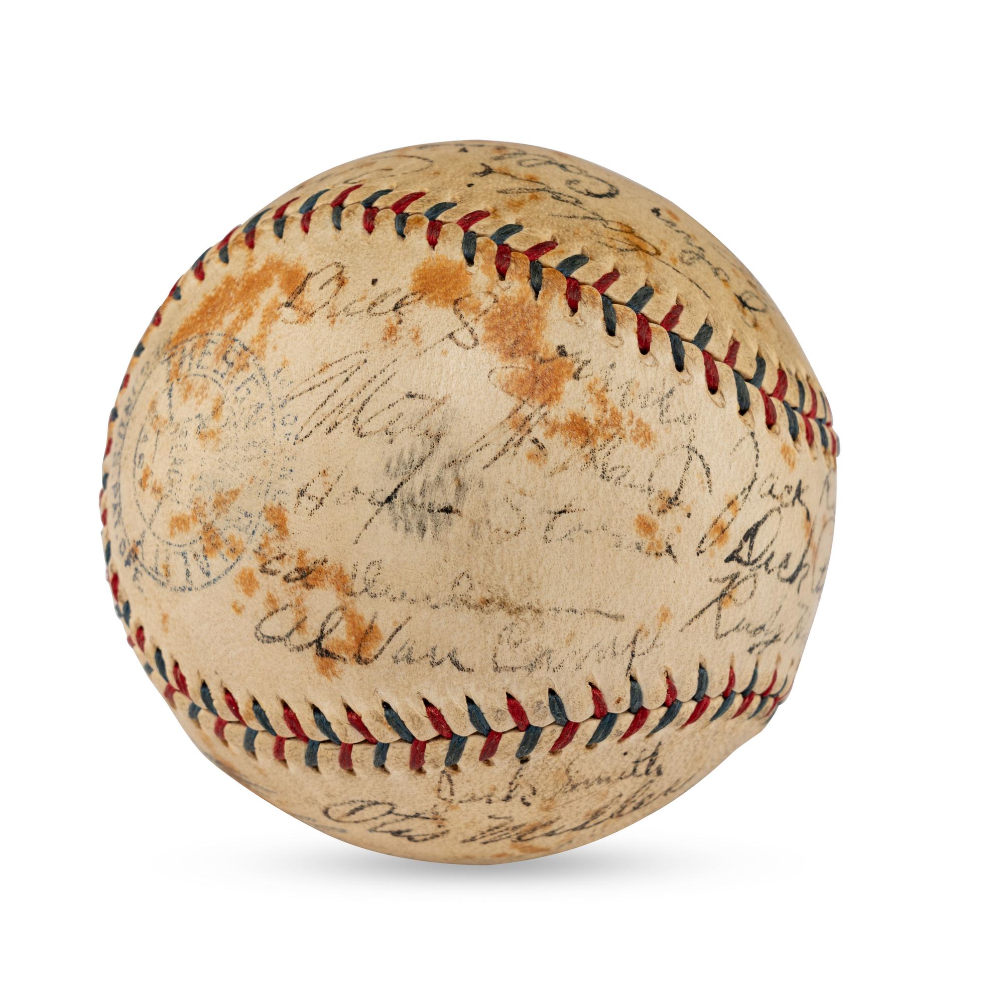 A 1931 Boston Red Sox Team Signed Autograph Baseball (Beckett Authentication Services)