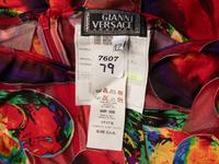 IMPORTANT GIANNI VERSACE DÉVORÉ JIM DINE HEART DRESS, FORMERLY OWNED BY GIANNI VERSACE, S/S 1997