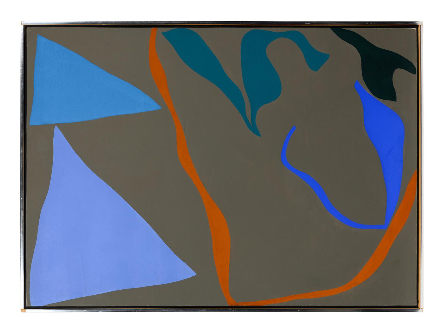 Untitled (Blue and Gray)