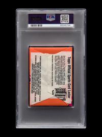 A Sealed Unopened Wax Pack of 1973 Topps Football Cards (PSA 8 NM-MT)