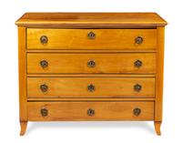 A Biedermeier Maple Fall-Front Desk
