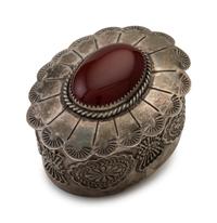 Navajo and Southwestern-style Silver Seed Jars and Boxes