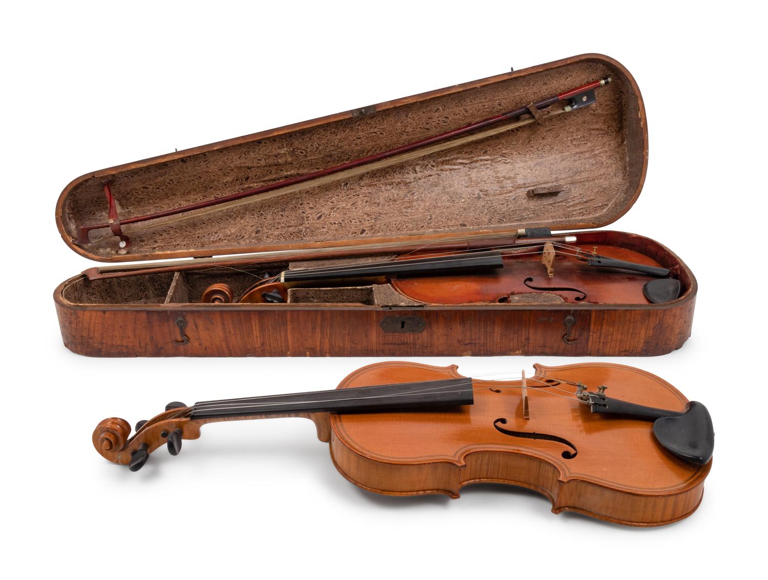 Two Continental Violins