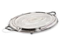 An English Silver-Plate Tray