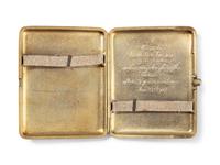 A Russian Silver-Gilt and Enamel Cigarette Case
