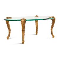 A Gilt Bronze Mounted Glass Low Table