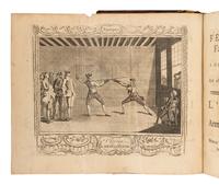 OLIVIER, J. (fl. ca 1770). Fencing Familiarized: or a New Treatise on the Art of Sword Play. | L'Art des Armes Simplifié . London and York: Jean Bell, C. Etherington, [1771]