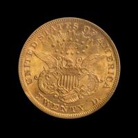 A United States 1872-S Liberty Head $20 Gold Coin