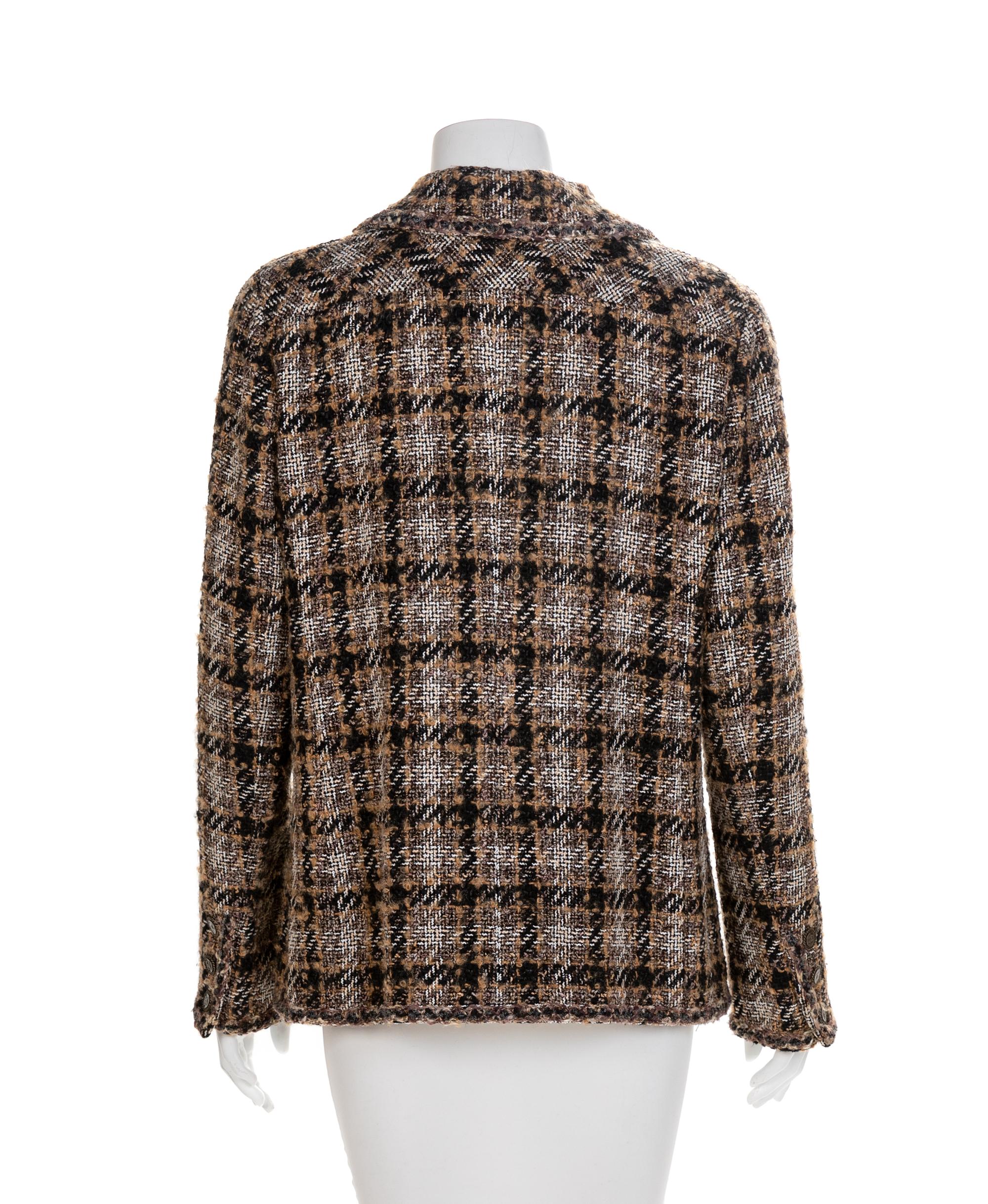 Chanel Tweed Jacket with Four Pockets, 2005 Size label: 44