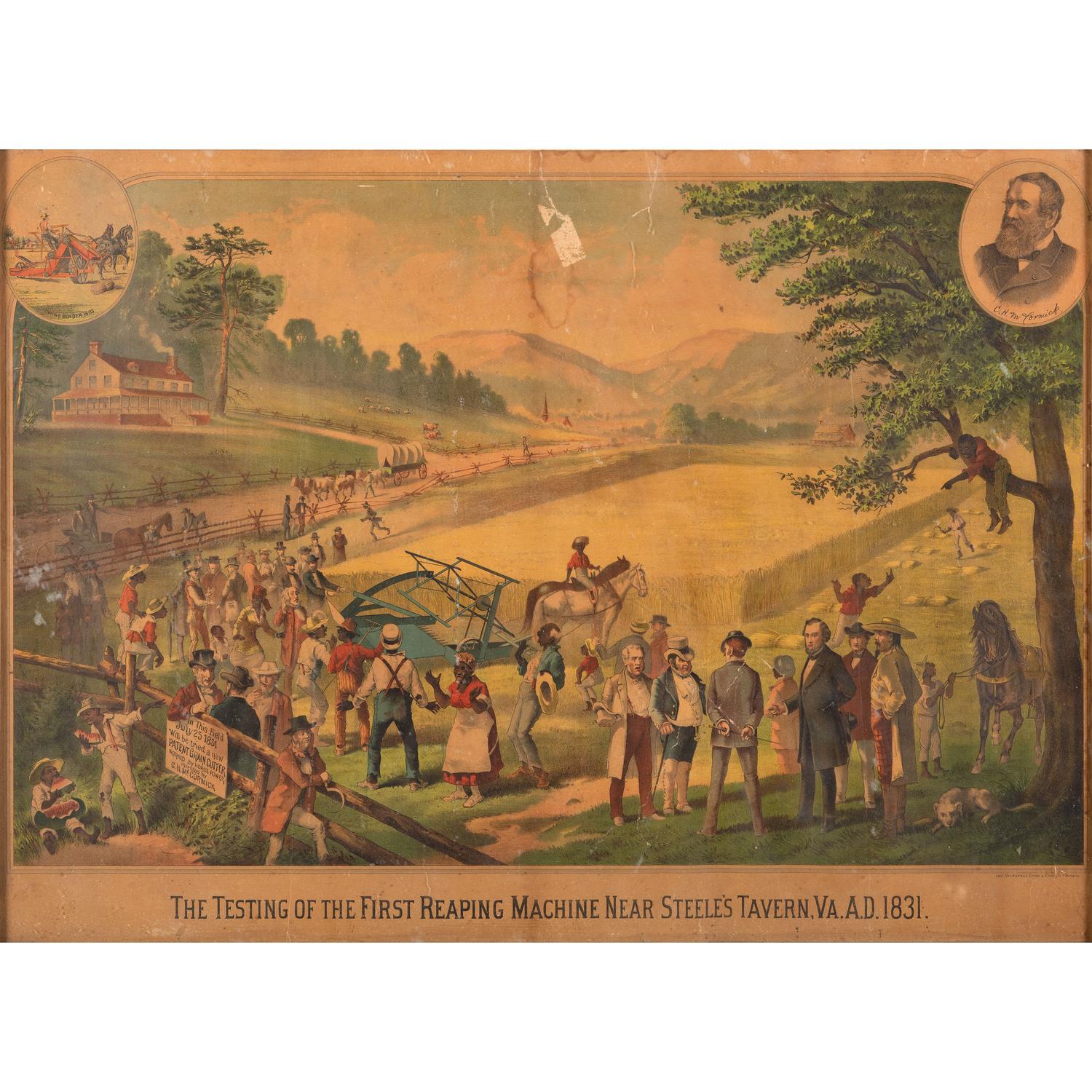 Three Framed American Lithographs Including Currier & Ives and Caldwell & Co.