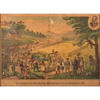 Three Framed American Lithographs Including Currier & Ives and Caldwell & Co.