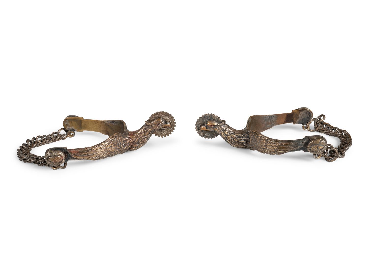 Pair of eagle spurs.