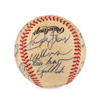 A 1985 St. Louis Cardinals Team Signed Autograph Baseball (Beckett Authentication Services)