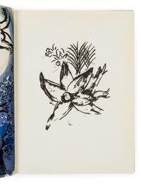 CHAGALL, Marc (1887-1985). Dessins Pour la Bible. Verve vol. X, nos. 37-38. Paris: Editions de la Revue Verve, 1960.