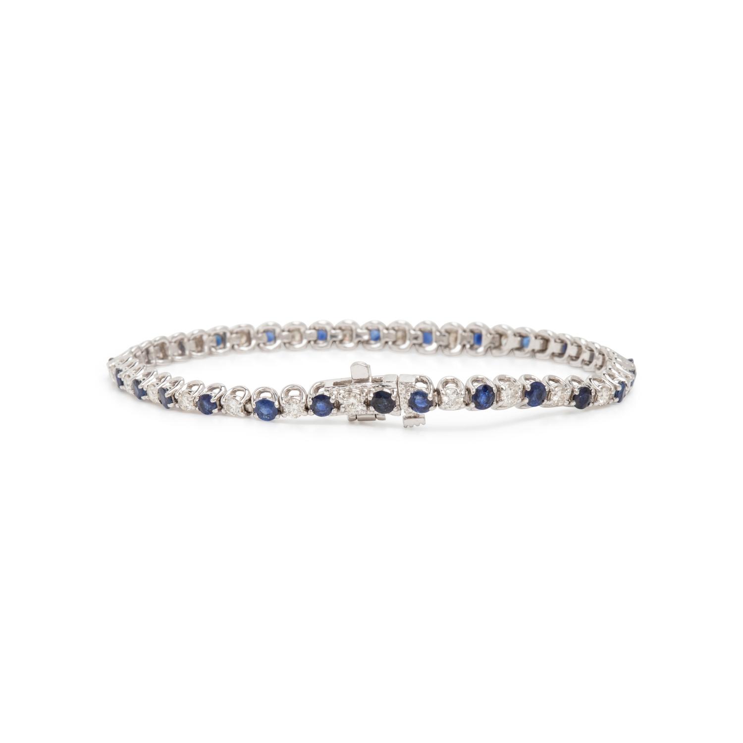 Sapphire and Diamond Bracelet