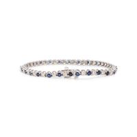Sapphire and Diamond Bracelet