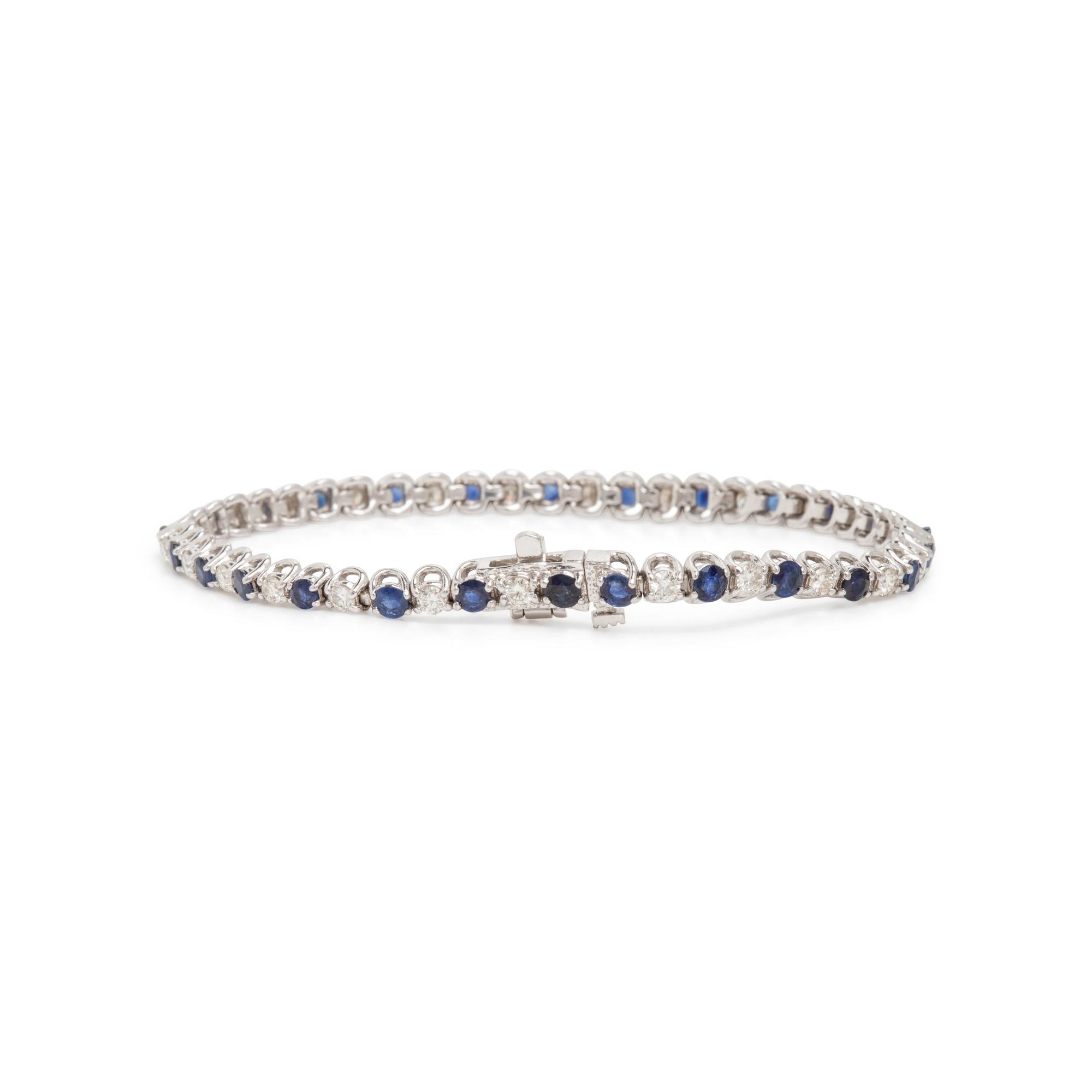 Sapphire and Diamond Bracelet