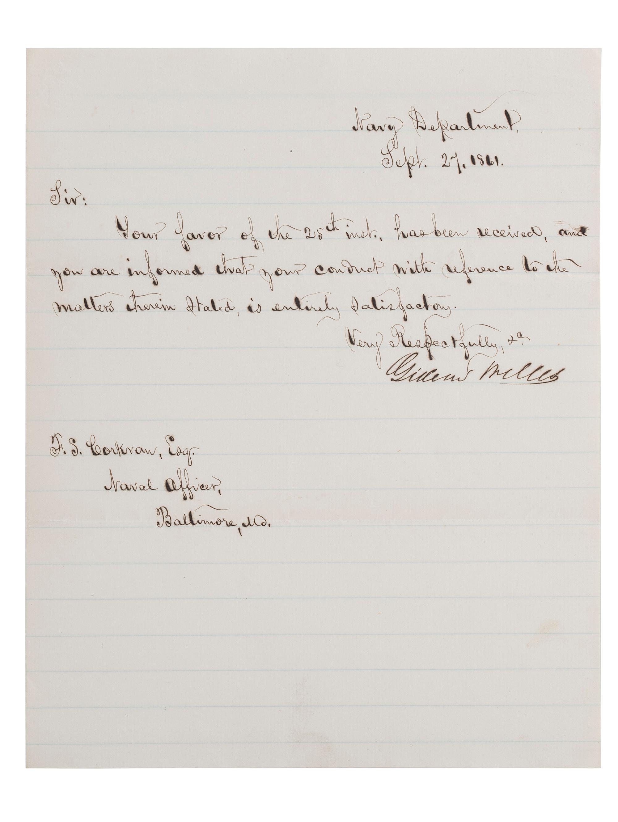 [SLAVERY & ABOLITION] -- [COCKRAN, Francis S. (1814-1886)]. Archive of letters to Maryland abolitionist and Underground Railroad supporter, comprising: