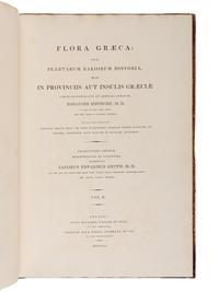 [NATURAL HISTORY]. SIBTHORP, John (1758-1796) and Sir James Edward SMITH (1759-1828). Flora Graeca sive plantarum rariorum historia . London: Richard Taylor, 1806-1813.