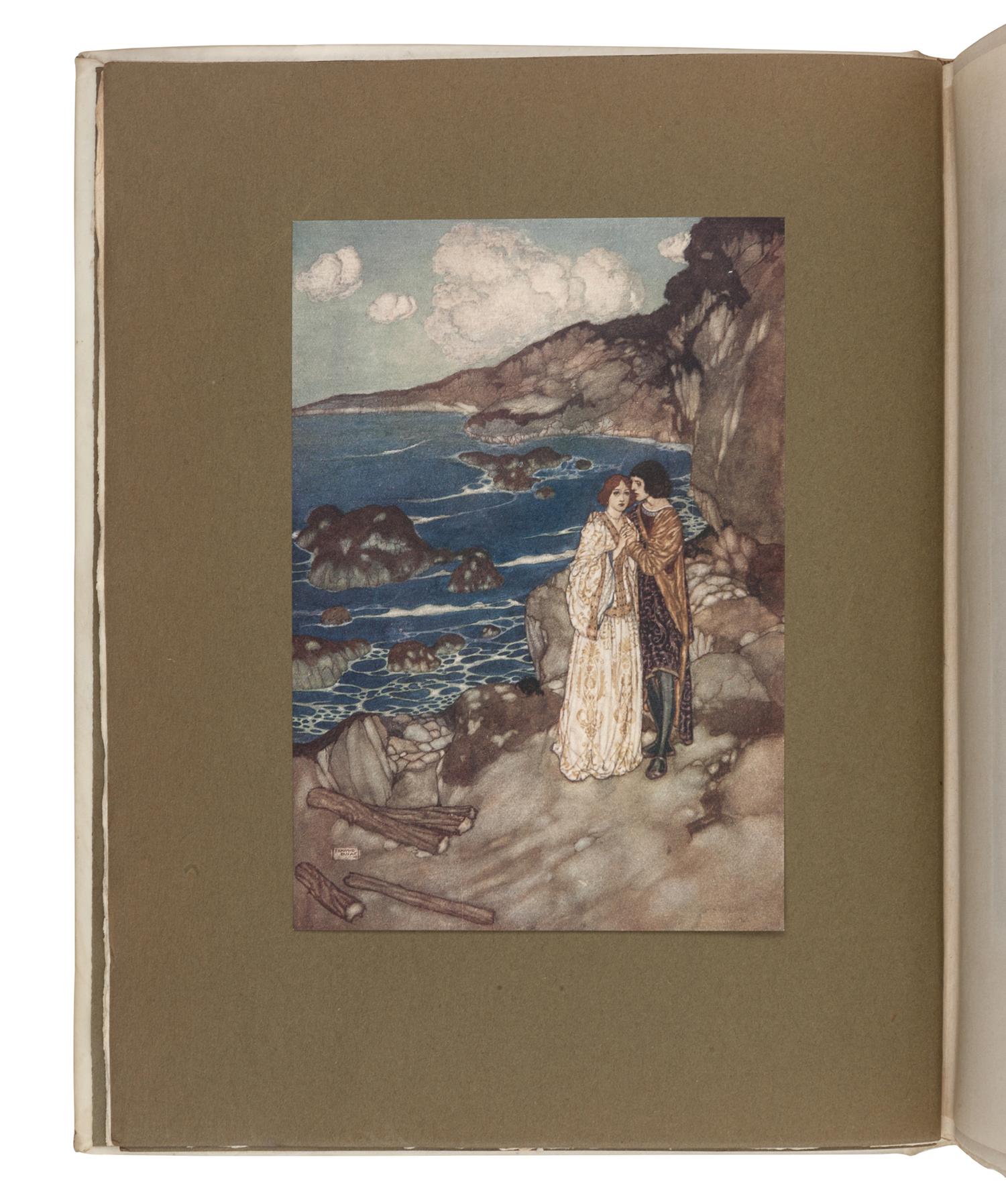 [ILLUSTRATED BOOKS]. DULAC, Edmund (1882-1953), illustrator. -- SHAKESPEARE, William (1564-1616). The Tempest . London: Hodder and Stoughton, [1908].