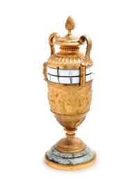 A Louis XVI Style Gilt Bronze Annular Clock