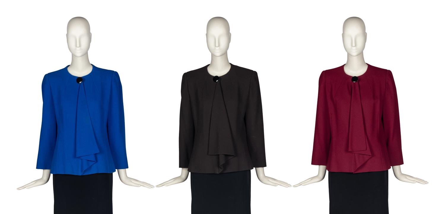 Three Pierre Cardin Haute Couture Jackets