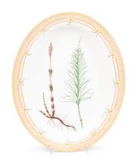 Two Royal Copenhagen Flora Danica Porcelain Serving Platters