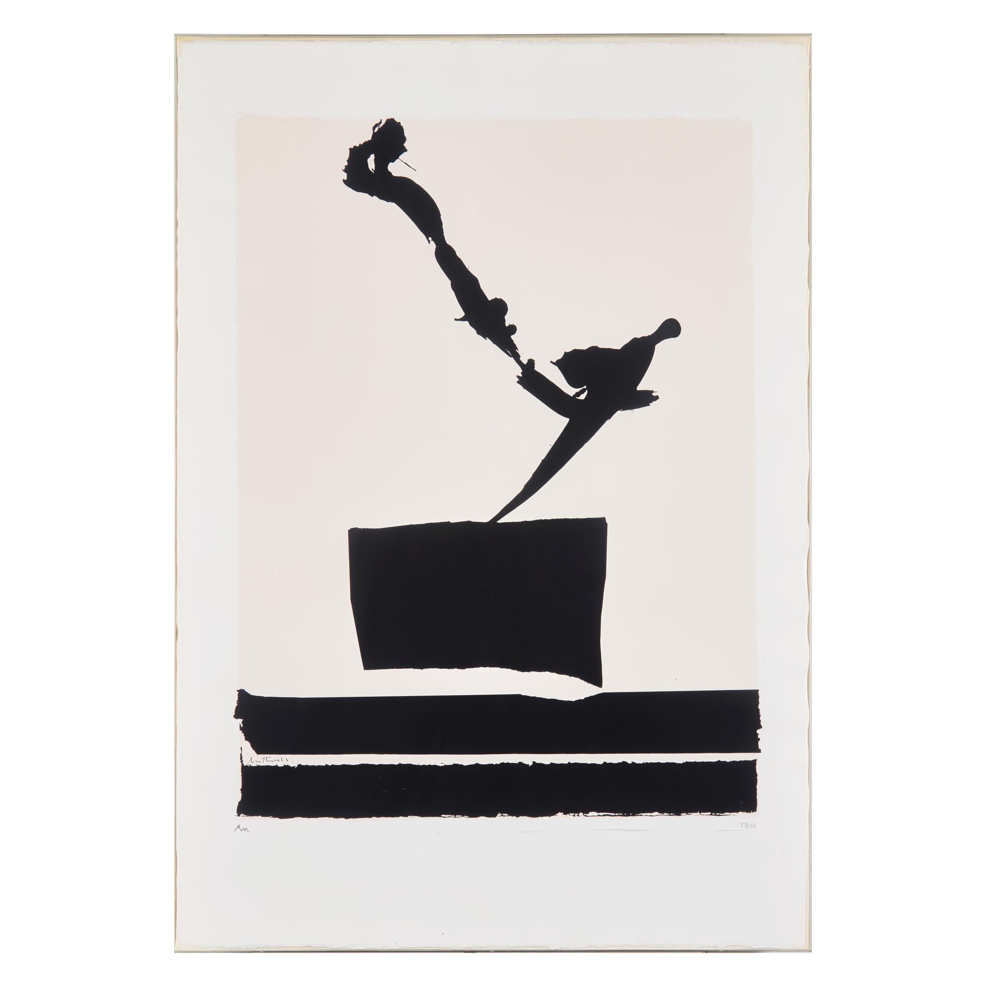 Robert Motherwell (American, 1913-1991) — Africa 5 (from Africa Suite ), 1970