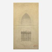 Samuel Yellin (American, b. Ukraine, 1884-1940) Two Drawings for the National Cathedral, Washington, D.C., USA, 1933